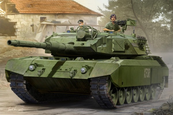  84502 1/35 战斗车联系列 加拿大豹C1A1主战坦克