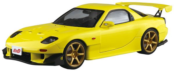 已上色模型 No.SP 头文字D 高桥启介 FD3S RX-7 计划D 第28卷样式