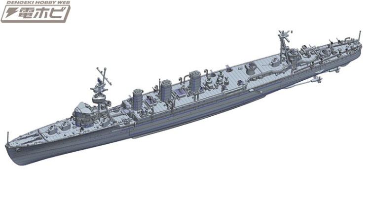 1/700 舰NEXT系列 日本海军 球磨级轻型巡洋舰 多摩