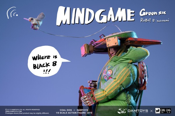 Damtoys x Coal Dog ZP003 1/6 Mindgame系列-绿六GREEN SIX