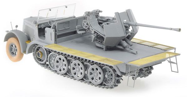 1/35 德军 Sd.Kfz.7/2 8半履带运输车 装甲包围 3.7cm Flak37搭载型 / 3.7cm Flak36搭载型 (2 in1)