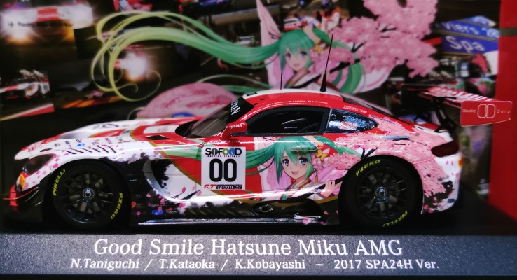 痛车 GOOD SMILE Racing 初音未来 AMG 2017 SPA24H Ver.