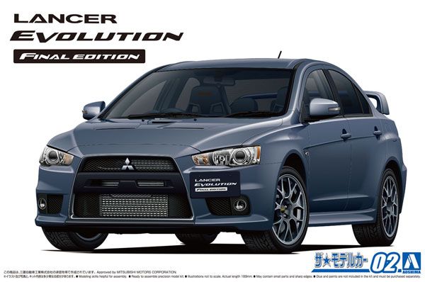 The Model Car No.2 1/24 三菱 CZ4A Lancer Evolution Final Edition '15