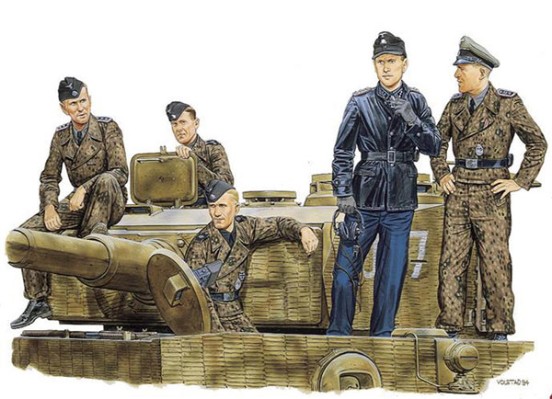 1/35 WW.II 德军 重型坦克 虎式 I型 后期生产型 Zimmerit防磁涂层 (诺曼底1944) 
