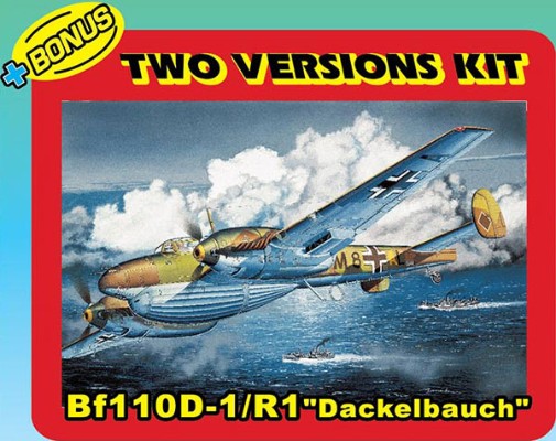 1/32 WW.II 德国空军 梅塞施密特 Bf110D-3 夜战型 / D-1/R-1 Dackelbauch
