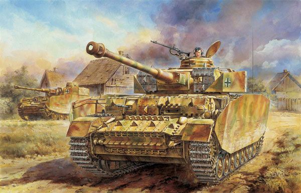 1/35 WW.II 德军 IV号坦克H型后期生产型 (附腑带有/无Zimmerit抗磁性涂层版套件) 