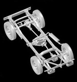 1/35 WW.II 德军 装甲1/4吨 4×4卡车 .50机枪 (3in1) 