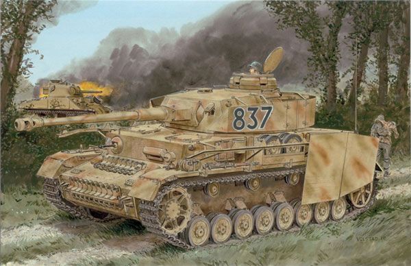 1/35 WW.II 德军 IV号坦克H型后期生产型 (附腑带有/无Zimmerit抗磁性涂层版套件) 