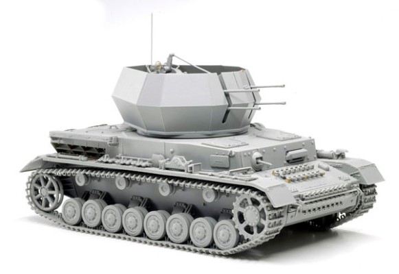 1/35 WW.II 德军 IV号 旋风 20毫米 Flakpanzer 自行高炮 初期生产型 (2 in1) 