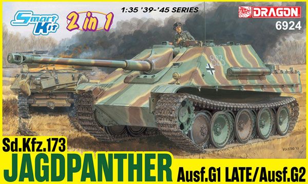 1/35 WW.II 德军 坦克歼击车 Jagdpanzer Ausf.G1 后期生产型 / Ausf.G2 (2in1) 