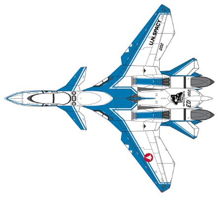 超时空要塞plus 1/72 VF-11D 雷鸟 “Test Pilot School”