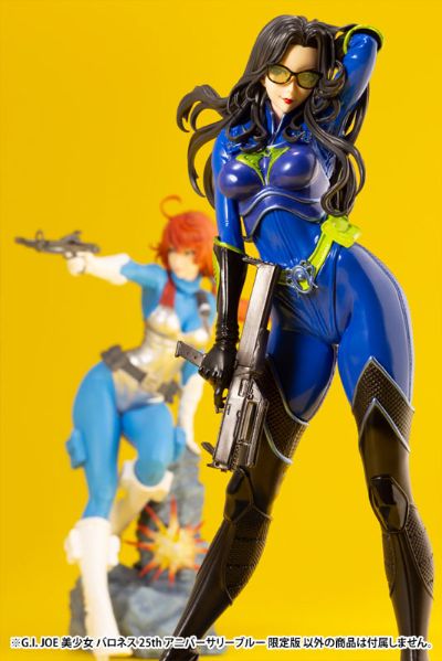 美少女雕像 G.I. Joe 男爵夫人 25th周年纪念蓝色 限定版