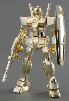 MG 机动战士高达 RX-78-2 高达&FF-X7 核心战机 Gold Plate 