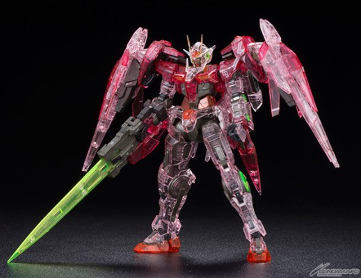 RG 机动战士高达00 GNR-010 强化模组 & GN-0000 00高达 & GN-0000 + GNR-010 00斩击强化模组 Transam 透明版