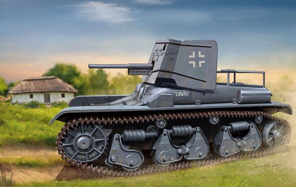 1/35 战斗车辆系列 德国 37mm 自行反坦克炮 35R (f)