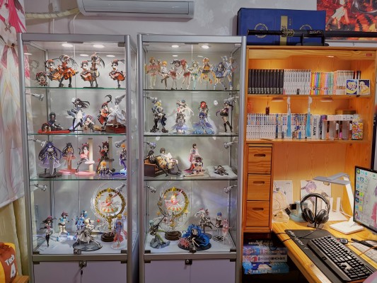 新添加了一个手办柜～