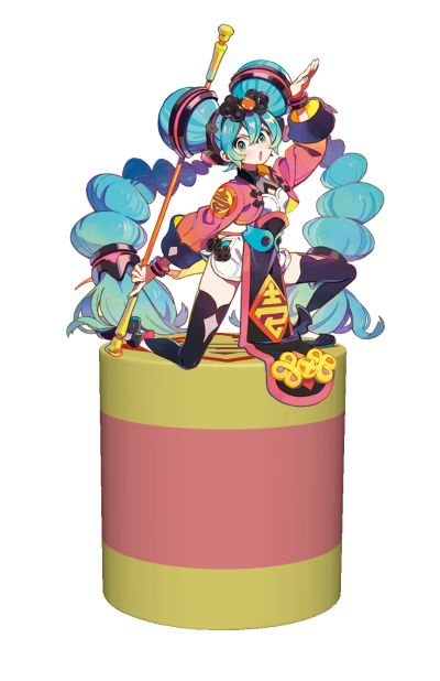 压泡面手办 VOCALOID 初音未来 -中国风-