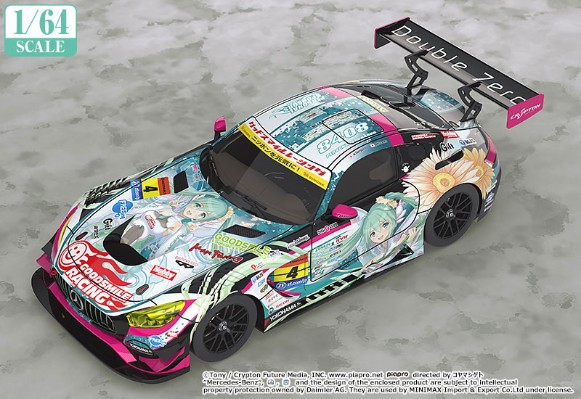 1/64 初音未来GT企划 Good Smile 初音未来 AMG 2017 SUPER GT ver.