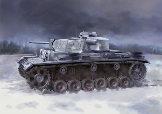 1/35 WW.II 德军 III号坦克L型 502重型坦克营 列宁格勒 1942/43 NEO Smart Kit