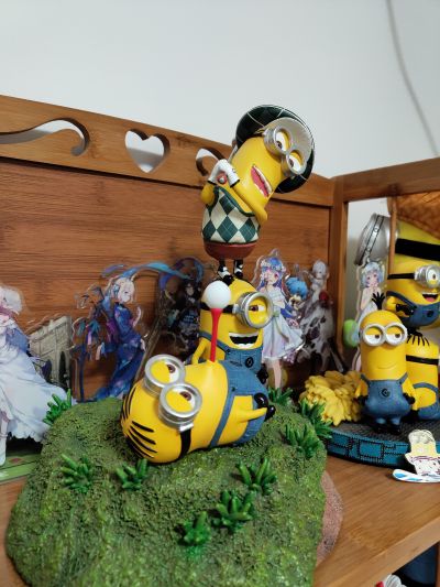 首要收藏手办 神偷奶爸2 小黄人高尔夫