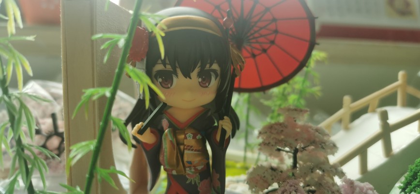 粘土人#1161 路人女主的养成方法 Fine 霞之丘诗羽 和服