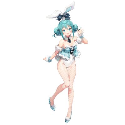 BiCuteBunnies  初音未来 白色兔女郎
