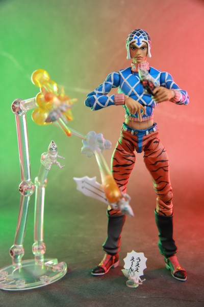 超像可动 JOJO的奇妙冒险 第五部 黄金之风 盖多·米斯达 与 性感手枪