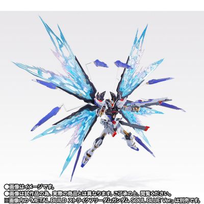 METAL BUILD 机动战士高达SEED DESTINY ZGMF-X20A 强袭自由高达 光之翼套装 SOUL BLUE Ver.