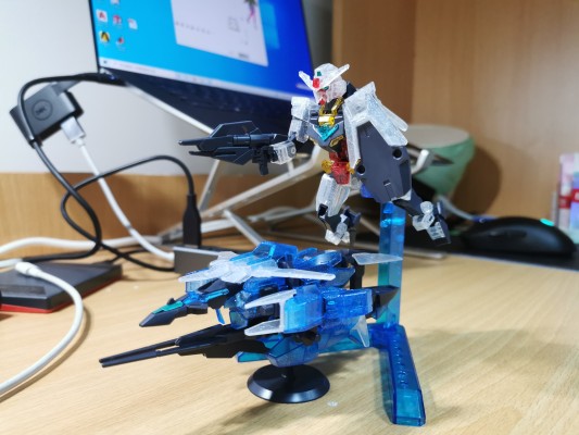 HGBD:R 高达创形者：再起 PFF-X7/E3 地球三型高达 Dive Into Dimension 彩透版