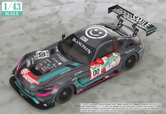 1/43 初音未来 GT企划 Good Smile 初音未来 AMG 2017 SPA24H 决胜 ver.