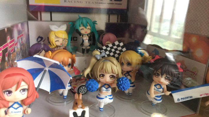 迷你黏土人 LoveLive! School idol project 园田海未 レースクイーンver. 