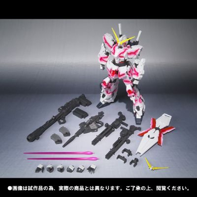 ROBOT魂 SP 机动战士高达UC RX-0独角兽高达毁灭模式 精神感应框架粒子放出样式 荧光底座套装