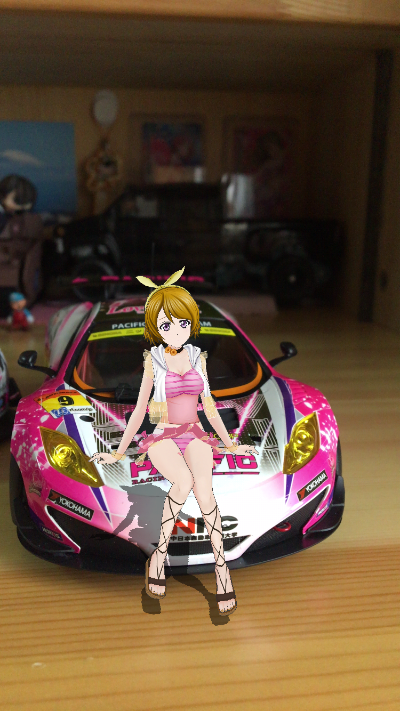 迷你黏土人 LoveLive! School idol project 园田海未 レースクイーンver. 