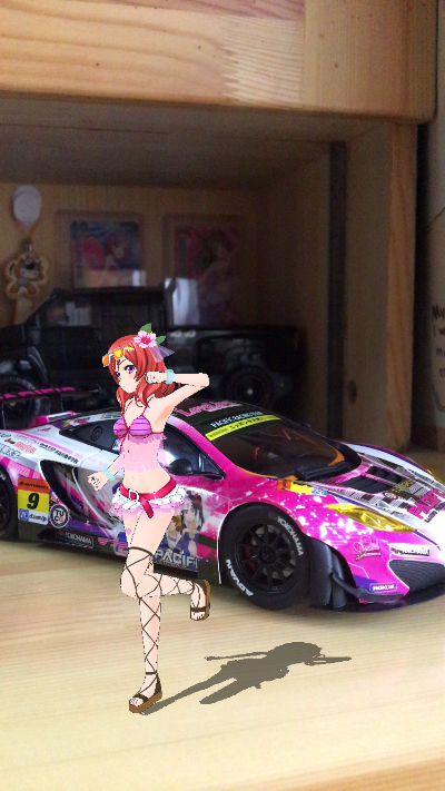 迷你黏土人 LoveLive! School idol project 园田海未 レースクイーンver. 
