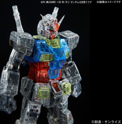 PG UNLEASHED   1/60 RX-78-2高达 透明色外装甲配件包