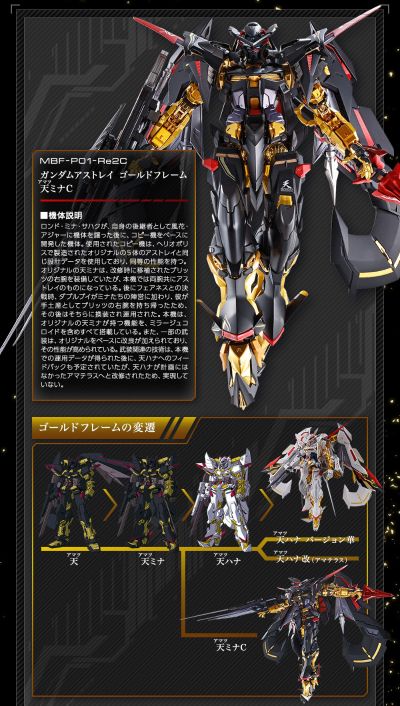 METAL BUILD 机动战士高达SEED  ASTRAY 天空的皇女 异端高达金色机天蜜娜