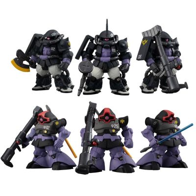 FW GUNDAM CONVERGE:CORE 黑色三连星 高机动型扎古 II＆大魔套装