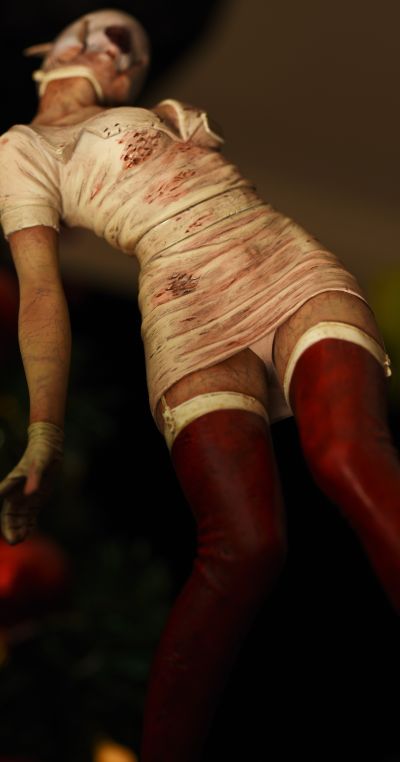 【SDCC2013/豆魚雷流通限定】寂静岭2 Bubble Head Nurse 1/6 PVC人物雕像 伊藤暢達Ver. 单品