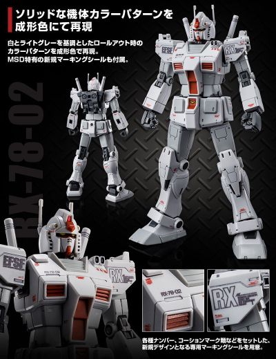 HGGTO 机动战士高达 THE ORIGIN  RX-78-02 高达 原厂配色