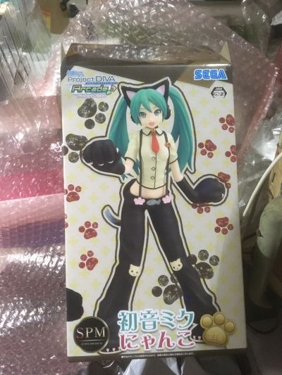初音未来 歌姬计划街机版 未来之声 超级奖品人偶 “初音未来-小猫咪”