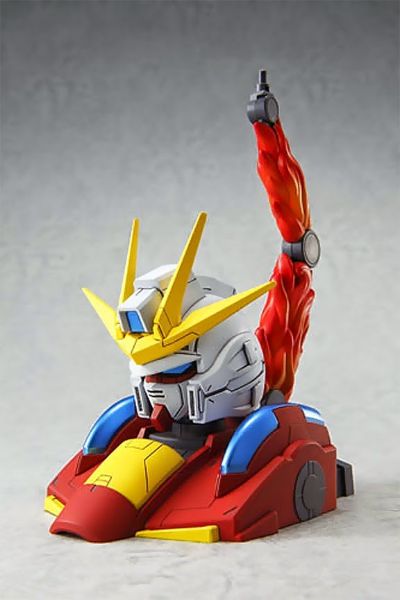 Build Burning Gundam Head Display Base 高达创战者TRY BG-011B 创制燃焰高达头部展示台