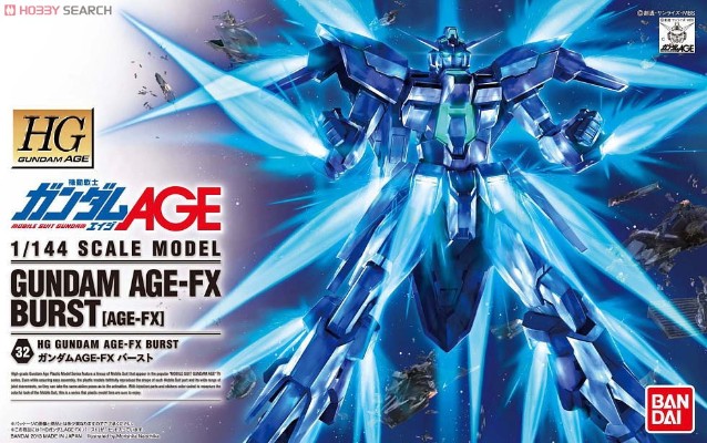 HGAGE#32 1/144 机动战士高达AGE 高达AGE-FX 爆发模式