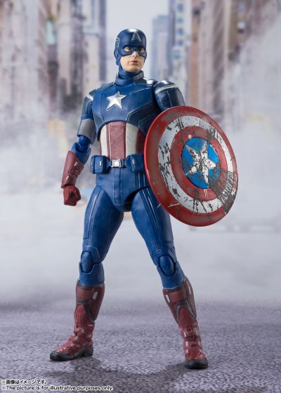 S.H.Figuarts 美国队长 -《AVENGERS ASSEMBLE》 EDITION‐（复仇者联盟）