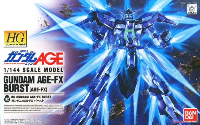 HGAGE#32 1/144 机动战士高达AGE 高达AGE-FX 爆发模式