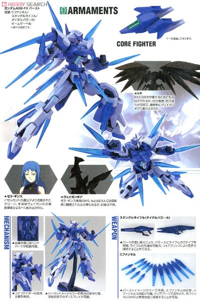 HGAGE#32 1/144 机动战士高达AGE 高达AGE-FX 爆发模式