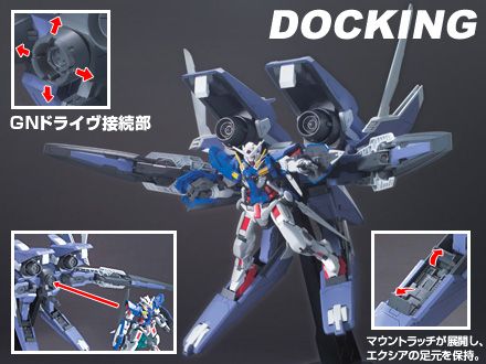 HG00#13 1/144 机动战士高达00 GNR-001E GN装甲E型 + GN-001 能天使高达 Trans-Am模式