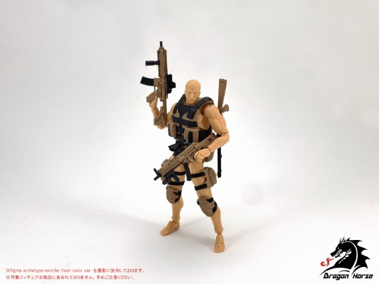 DH-E001AD 1/12可动人偶使用 装备套装A(突击) 沙漠Ver.