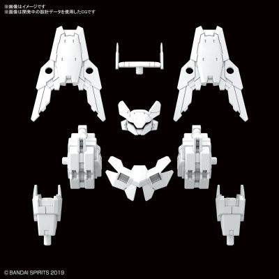 30MM 1/144 Option Armor(选择性装甲) 指挥官专用装甲配件包(夏尔诺瓦专用/白)