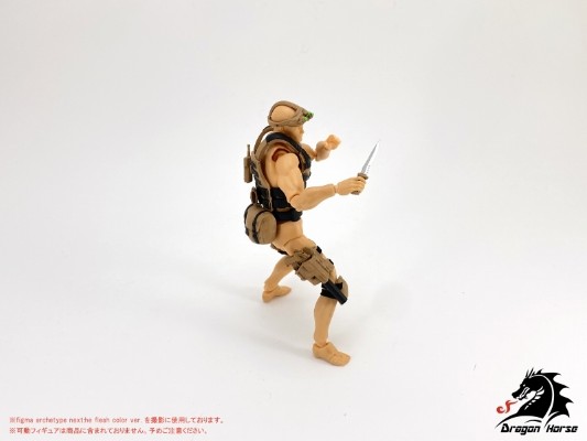 DH-E001BD 1/12可动人偶使用 装备套装B(幽灵) 沙漠Ver.