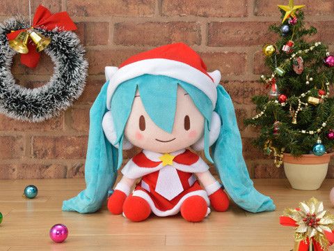 超大毛绒玩偶 毛绒 初音未来歌姬计划 F 2nd 初音未来 圣诞款